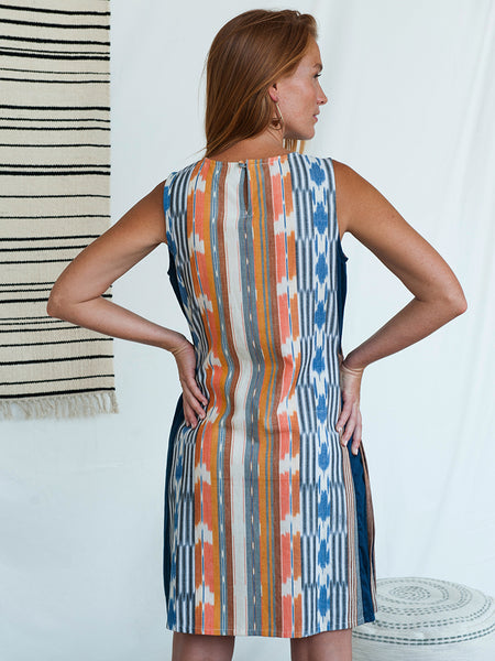 Dresses - Mata Traders Dakota Dress Rainbow Ikat - Girl Intuitive - Mata Tarders -