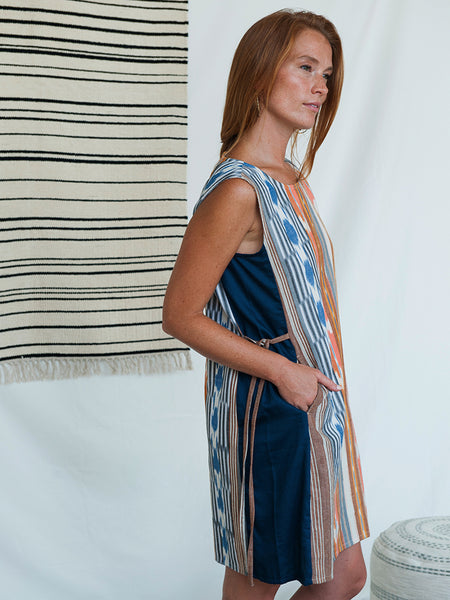 Dresses - Mata Traders Dakota Dress Rainbow Ikat - Girl Intuitive - Mata Tarders -