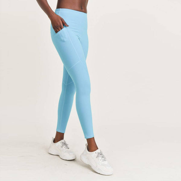 Leggings - Mono B Essential Thermal Highwaist Leggings with Pockets - Girl Intuitive - Mono B -