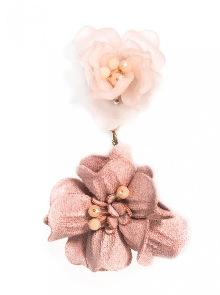 earrings - Realistic Floral Drop Earrings - Girl Intuitive - Zenzii -