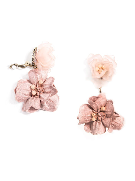 earrings - Realistic Floral Drop Earrings - Girl Intuitive - Zenzii -
