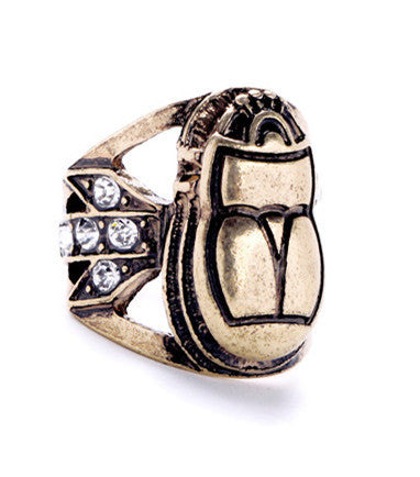 Ring - Scarab Ring - Girl Intuitive - Girl Intuitive -