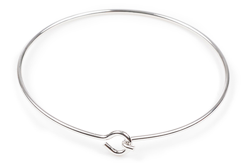 bracelet - Wire Bangle Bracelet for Charms - Girl Intuitive - Jillery -