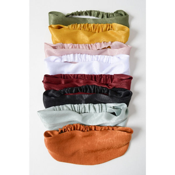 Hair - Soft Batiste Elastic Wide Headband - Girl Intuitive - Leto -