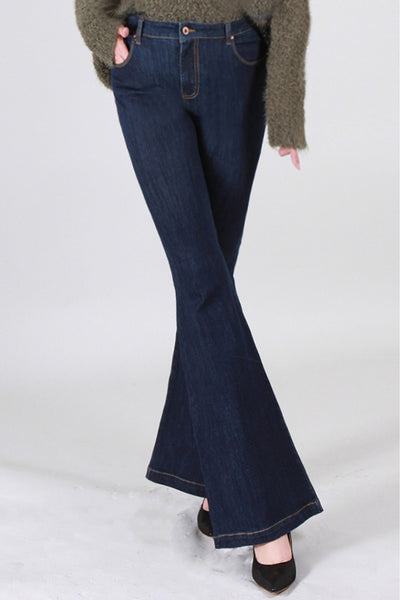 Jeans - Special A Basic High Rise Flare Jeans - Girl Intuitive - Special A -