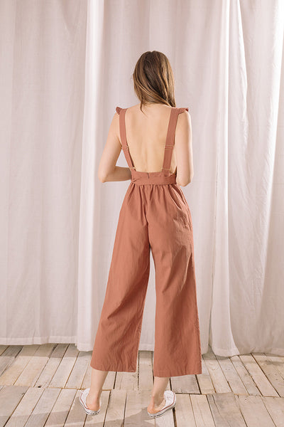 Jumpsuit - Storia Monochromatic Pleats Jumpsuit - Girl Intuitive - Storia -