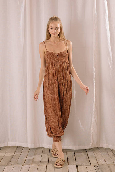 Empire 2025 waist jumpsuit