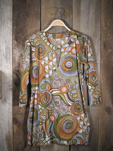 Tunic - Cotton Tunic Top Earthy Retro - Girl Intuitive - Nusantara -