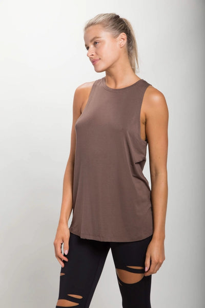 Mono B Twist Strap Tencel Muscle Tank