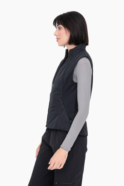 Mono B Fitted Mock Neck Active Vest