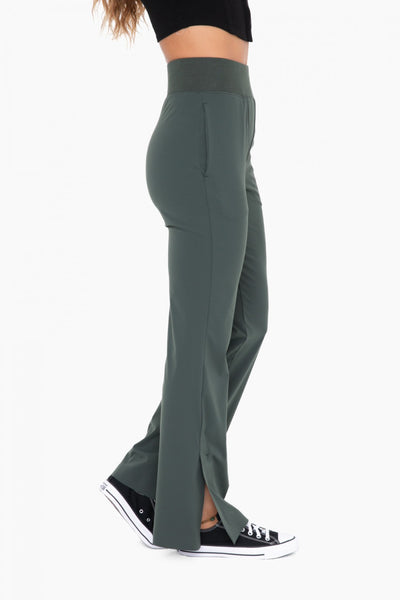 Mono B Graphene-Blend Wide Leg Active Pants