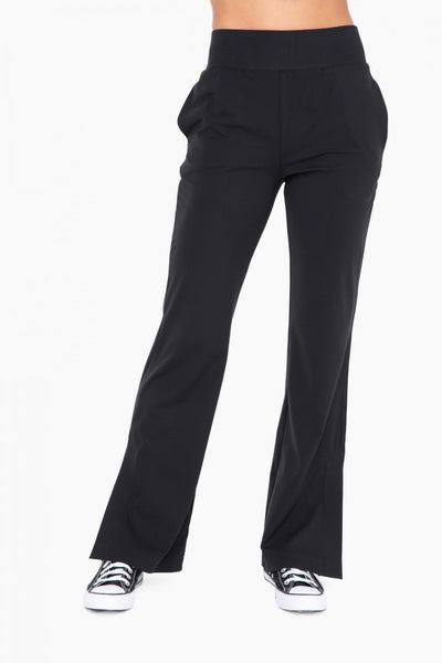 Mono B Graphene-Blend Wide Leg Active Pants