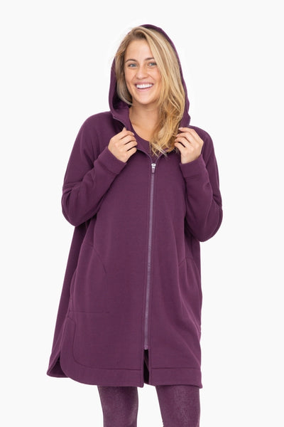 Womens longline zip up hoodies deals