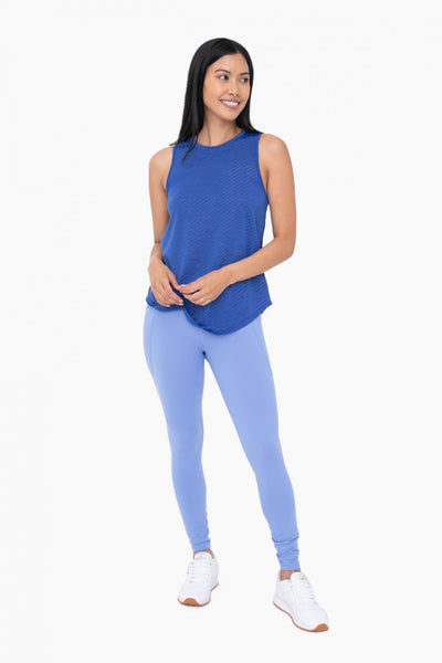 Mono B Tapered Band Essential Solid Highwaist Leggings