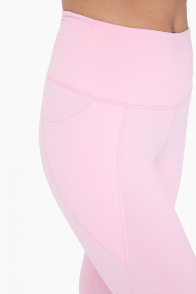 Mono B Tapered Band Essential Solid Highwaist Leggings