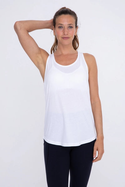 Mono B Twist Back Tank Top