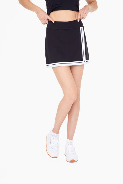 Mono B Varsity Stripe Tennis Skort