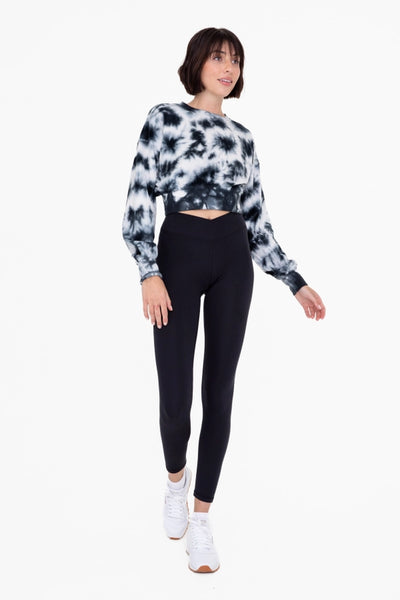 Mono B Venice Crossover Waist Leggings