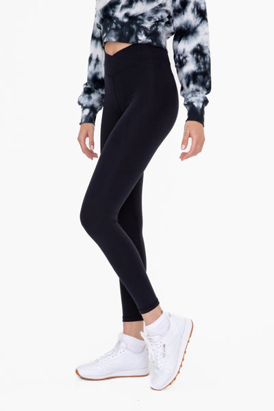 Mono B Venice Crossover Waist Leggings