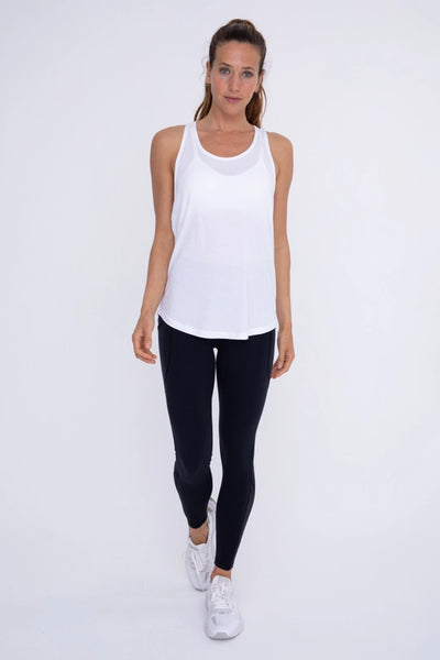 Mono B Twist Back Tank Top