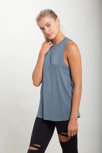 Mono B Twist Strap Tencel Muscle Tank