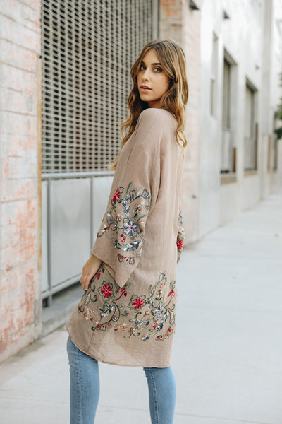 Long Floral Kimono Cardigan – Girl Intuitive