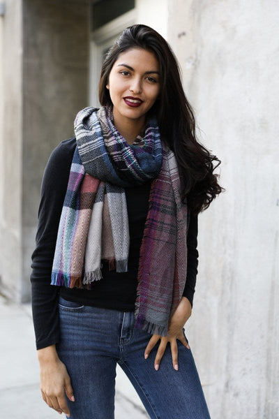 Multicolor Plaid Scarf – Girl Intuitive