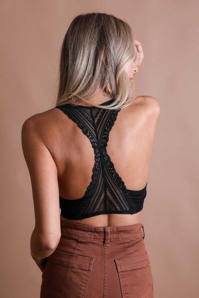 Seamless Lace Racerback Bralette – Girl Intuitive