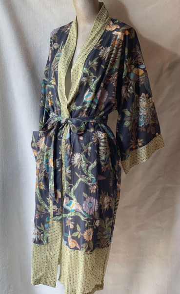 Kimono - 100% Cotton Kimono in Navy - Girl Intuitive - Dolma -