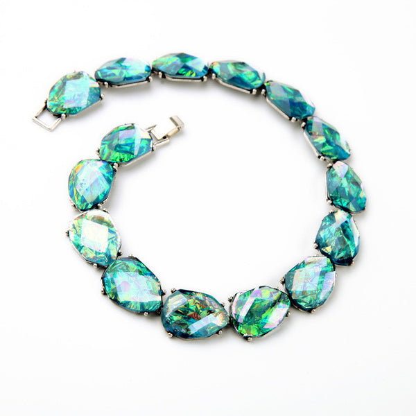 Necklace - Abalone Collar Necklace - Girl Intuitive - Girl Intuitive -