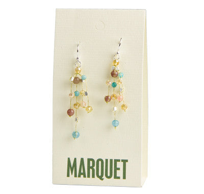 earrings - Akha Floating Earrings in Shell - Girl Intuitive - Marquet -