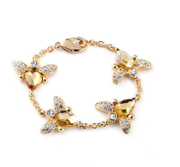 bracelet - Bug-Jeweled Bracelet - Girl Intuitive - Girl Intuitive -