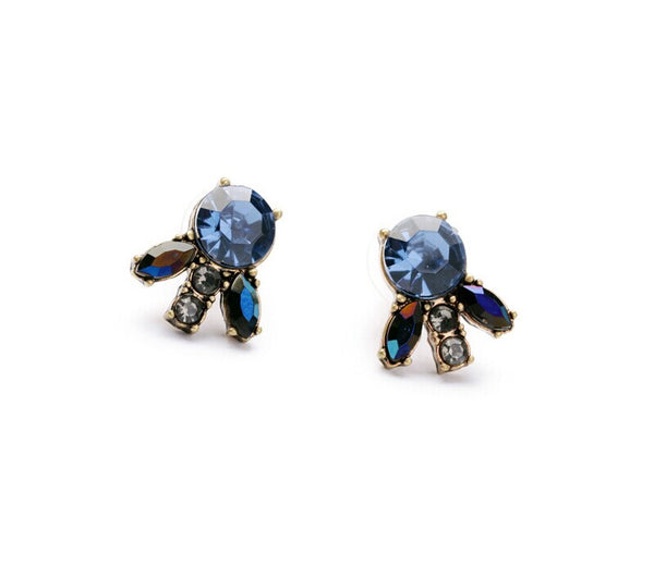 earrings - Blue Sapphire Studs Earrings - Girl Intuitive - Girl Intuitive -