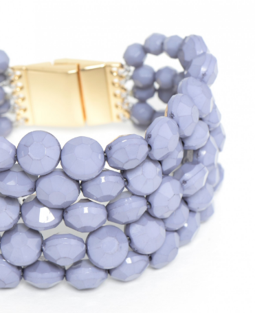 bracelet - Bold Beaded Bracelet in Assorted Colors - Girl Intuitive - Zenzii -