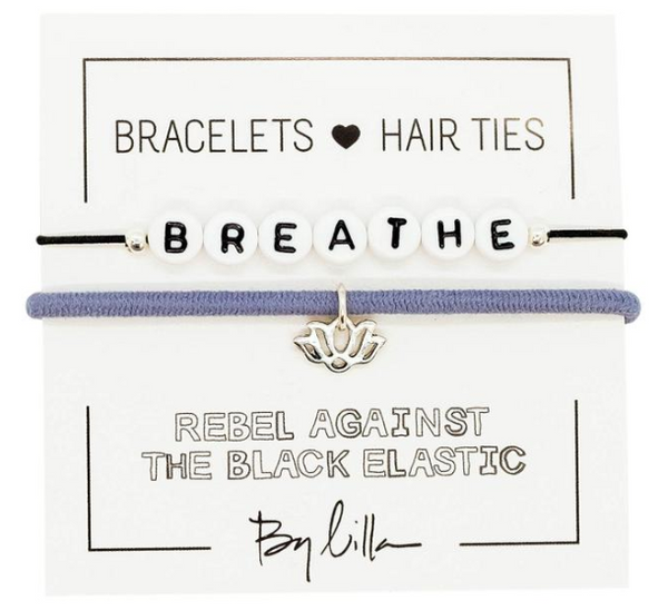 Hair - Breathe Elastic Hair Tie and Bracelet By Lilla - Girl Intuitive - By Lilla -