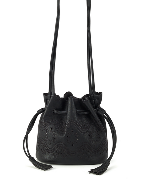 Bags - Bucket Crossbody Bag Black - Girl Intuitive - Christian Livingston -