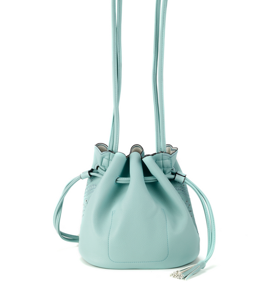 Bags - Bucket Crossbody Bag Turquoise - Girl Intuitive - Christian Livingston -