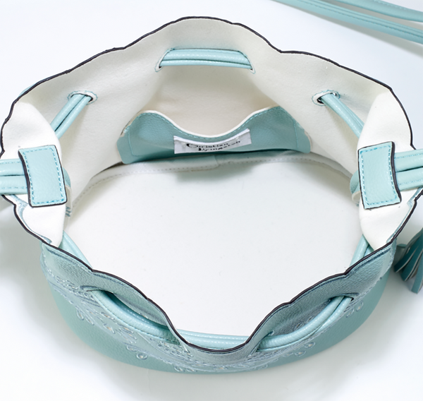 Necklace - Bucket Handbag and Teardrop Pendant Necklace Gift Set - Girl Intuitive - Island Imports -