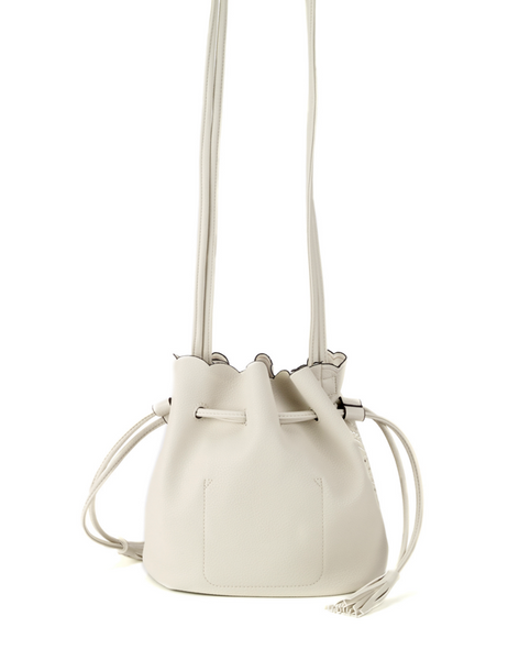 Bags - Bucket Crossbody Bag White - Girl Intuitive - Christian Livingston -