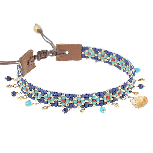 bracelet - Chan Luu Blue Mix Charm Bracelet - Girl Intuitive - Chan Luu -