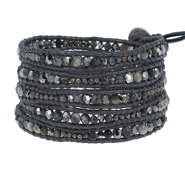 bracelet - Chan Luu Cat's Eye Mix Wrap Bracelet - Girl Intuitive - Chan Luu -