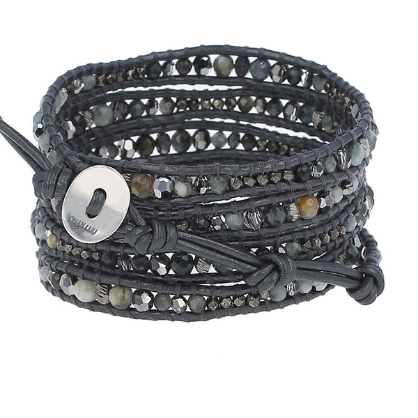 bracelet - Chan Luu Cat's Eye Mix Wrap Bracelet - Girl Intuitive - Chan Luu -