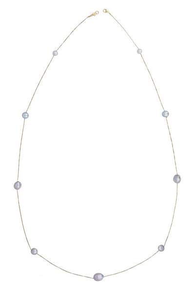 Necklace - Chan Luu Floating Pearl Layering Necklace - Girl Intuitive - Chan Luu -