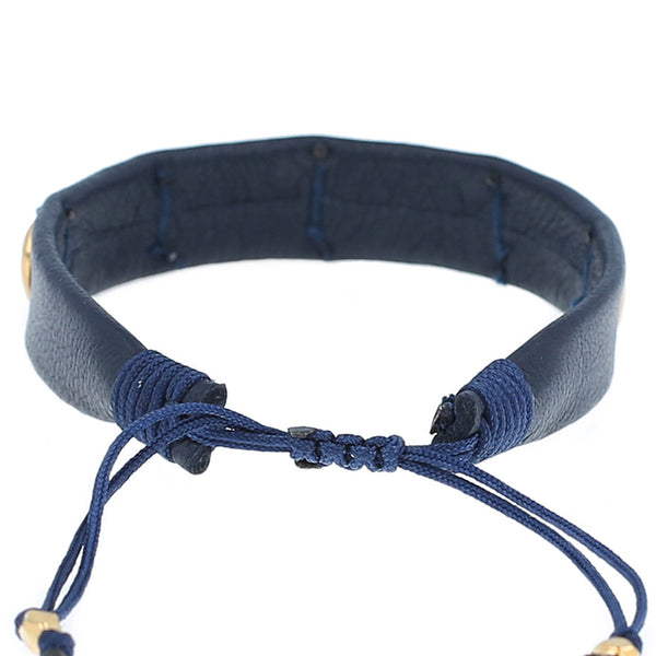 bracelet - Chan Luu Lapis Pendant Leather Cuff - Girl Intuitive - Chan Luu -