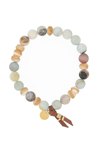 bracelet - Chan Luu Multi Amazonite Mix Stretch Bracelet - Girl Intuitive - Chan Luu -