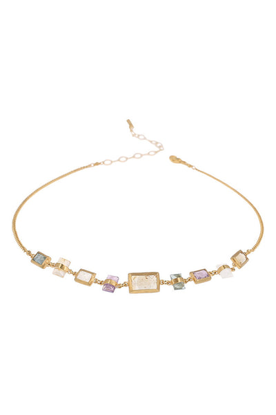 Necklace - Chan Luu Multi Stone Choker - Girl Intuitive - Chan Luu -