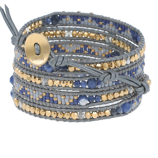 bracelet - Chan Luu Soladite Delicate Charm Wrap Bracelet - Girl Intuitive - Chan Luu -