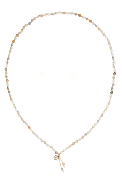Necklace - Chan Luu Solar Quartz Charm Opal Necklace (Pre-Order) - Girl Intuitive - Chan Luu -