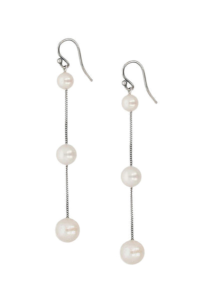 earrings - Chan Luu Tiered Floating Pearl Earrings - Girl Intuitive - Chan Luu -