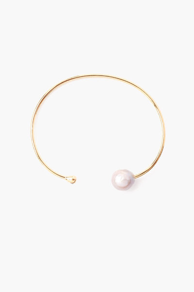 bracelet - Chan Luu Grey Pearl And Gold Diamond Cuff - Girl Intuitive - chan luu -